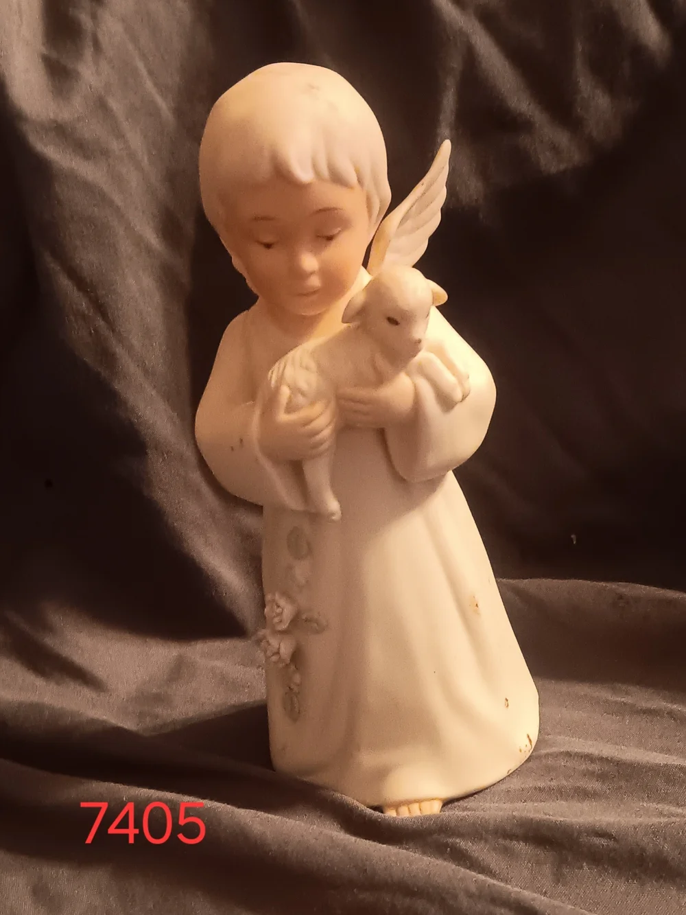 Homco Messiahs Messengers Bisque Angel
